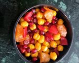 A picture of step 3 of Chana/Chickpeas Salad (for kids).