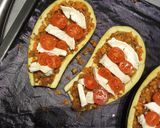 Une image de l'étape 5 de Aubergines farcies aux légumes et fromage de chèvre.