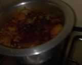 A picture of step 4 of Mutton Akni.