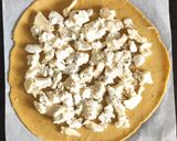 Foto del passaggio 6 della ricetta Galette all'olio e timo con ricotta di pecora gorgonzola fichi e noci
