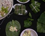 A picture of step 8 of Malabar Spinach Wrap.