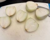 A picture of step 1 of New England Boiled Ham Dinner.