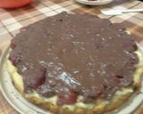 Gyors, egyszerű csokis, vaníliás gyümölcstorta recept fázis 2 fotója