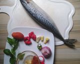 A picture of step 2 of Grilled mackerel (Titus) fish.