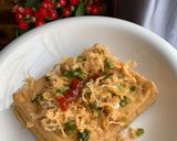 Hình bước làm 2 của món Đậu Hũ Chiên Chà Bông Mắm Hành