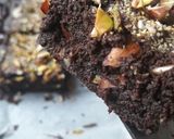 A picture of step 14 of Eggless Whole Wheat Chocolate fudge Brownie.