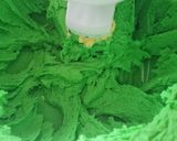 A picture of step 5 of Grinch Cookies.