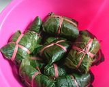 Foto langkah ke 3 dari resep Buntil daun singkong.