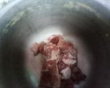 A picture of step 1 of Beef Qorma.