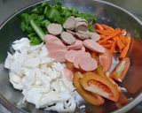 Foto langkah ke 1 dari resep Nasi Gila Vegetarian.