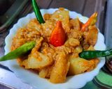 কুমড়ো ফুলের ঝালমশলা (Spicy pumpkin flower recipe in Bengali) রেসিপির ধাপ 3 ছবি