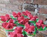 Foto langkah ke 10 dari resep Bolu kukus mekar semangka ekonomis tanpa santan,soda atau UHT.