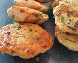 Foto del paso 12 de la receta: Hamburguesa de pollo casera y light!