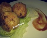 A picture of step 7 of Yam Balls.