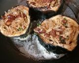 A picture of step 7 of Cheesy Kidney Beans Rice Stuffed Eggplant.
