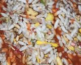 A picture of step 5 of Bombay Bhel Puri.
