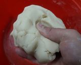 عکس مرحله 2 از دستور شیرینی تابه ای تم هندوانه (ایده یلدا، بدون فر و بدون همزن)