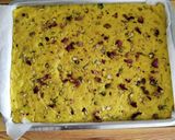 A picture of step 9 of Kesar Kalakand.