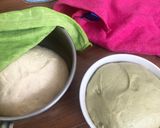 Foto langkah ke 1 dari resep SOFT FLUFFY MIX BUN - Matcha With Cream Cheese.