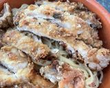 Foto del paso 7 de la receta: Pasta con salsa bechamel y pollo empanizado 🍗🍝