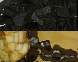 Foto langkah ke 1 dari resep Oreo cheesecake rumahan rasa Cafe.