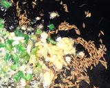 A picture of step 3 of Aloo tikki tamatar chat.