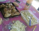 Foto del paso 7 de la receta: Pollo al horno con papas al pesto