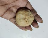 A picture of step 3 of Sattu Litti.