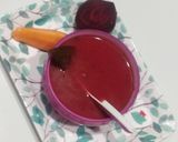 A picture of step 6 of Beet root soup.