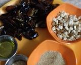 A picture of step 1 of Dates Ring & Balls with Dry fruits.