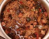 A picture of step 4 of Cabbage & Fennel Tofu Ramen Noodle Soup.