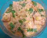 A picture of step 8 of Paneer & Corn 🌽Curry.