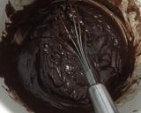 Foto langkah ke 3 dari resep Brownis panggang coklat mint.