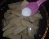 A picture of step 1 of Fried Sweet potatoes with Egg And Sauce 🧆.
