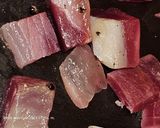 Foto del paso 3 de la receta: Spaguetini con ajoaceite, cayenas y tocineta