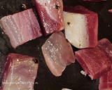 Foto del paso 3 de la receta: Spaguetini con ajoaceite, cayenas y tocineta