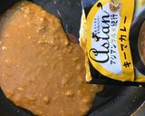 漢堡排滑蛋咖哩的食譜步驟3照片