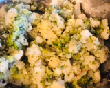 Foto del paso 3 de la receta: Plato fit🥗😊(fajitas de pollo, con salteado de verduras y puré de papa con brócoli)