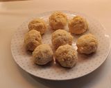 Vegán túróval töltött kölesgombóc #gluténmentes #tejmentes recept fázis 6 fotója