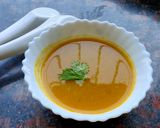 A picture of step 4 of Pumpkin carrot soup.