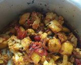 A picture of step 3 of Cauliflower n Potatoes with daal n roti#My staple food recipe co.