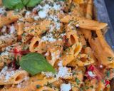 Une image de l'étape 2 de 🍝 Pâtes espagnoles crémeuses au chorizo et aux poivrons.