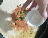 A picture of step 12 of Vegetable Kofta with chapati.