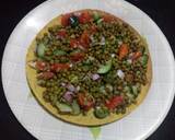 Khakhra Moong pizza (Healthy breakfast) recipe step 4 photo