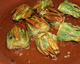 A picture of step 1 of Monkfish Tails with Shrimp and Clams in Sauce.