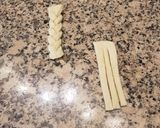 A picture of step 1 of Pleated Cookies.