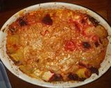 A picture of step 4 of Baked Veggies and Noodles Casserole.
