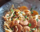 Foto langkah ke 4 dari resep Tofu jamur enoki.