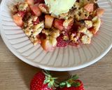 Une image de l'étape 4 de Crumble pommes fraises.