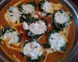 A picture of step 3 of Spinach shamsavera.